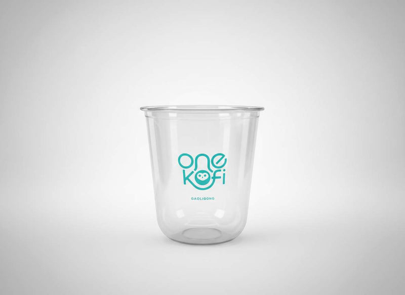 Recyclable Clear PET Cups(Fully Customised – Multi Colour Print)