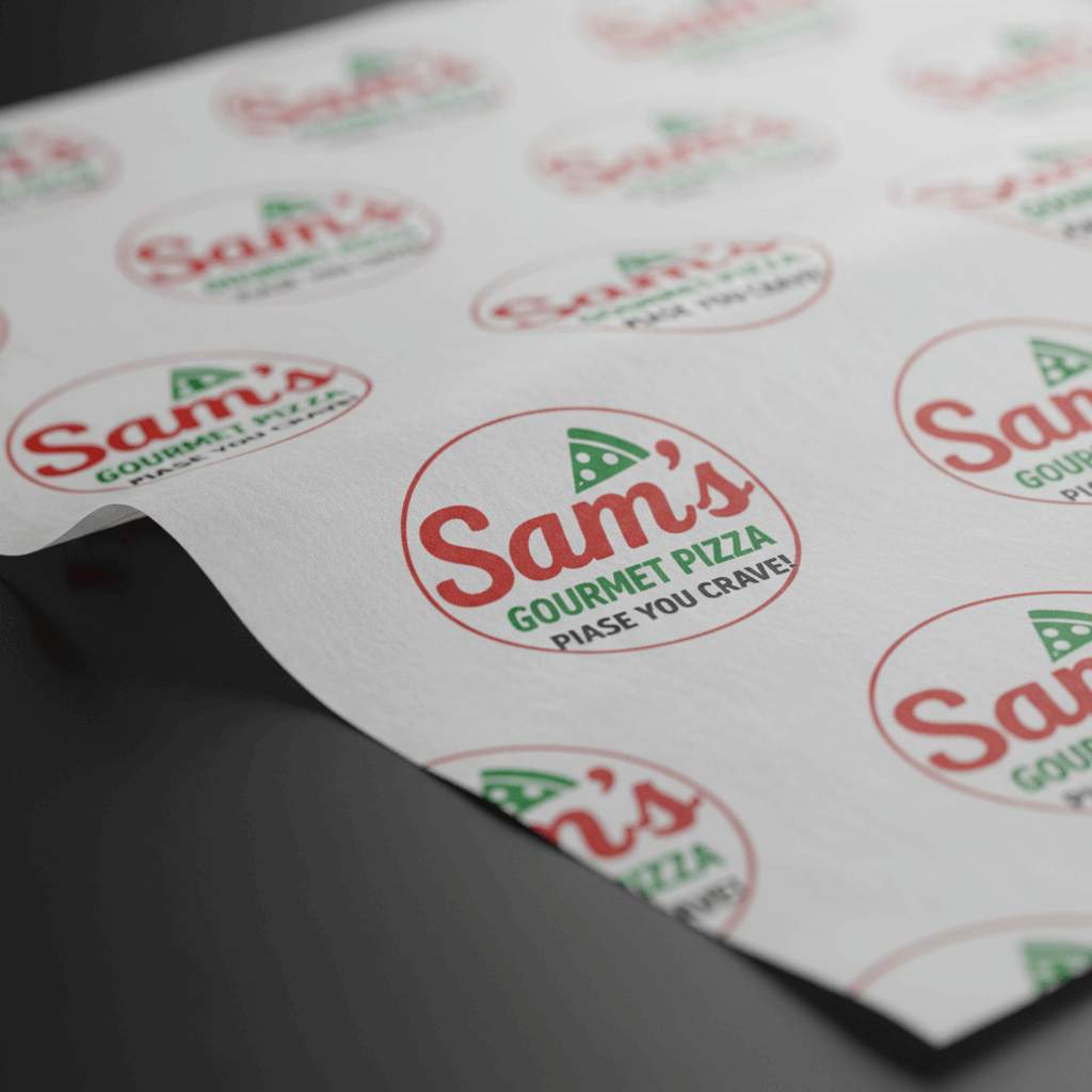 Greaseproof Paper Sheets (Fully Customised – Multi Colour Print)