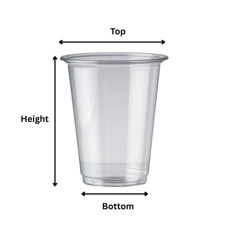 Recyclable Clear PET Cups(Fully Customised – Multi Colour Print)